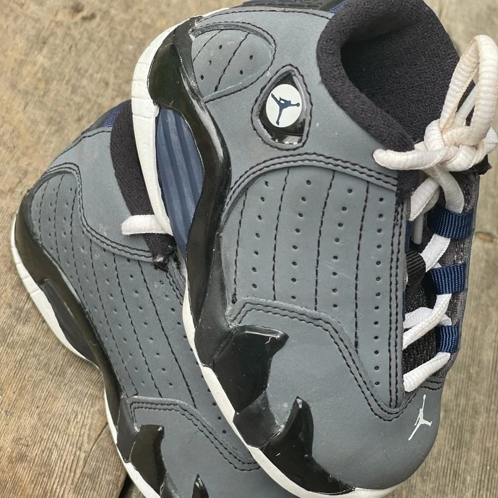 air jordan 14 retro 'graphite navy' for babies
